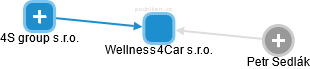 Wellness4Car s.r.o. - náhled vizuálního zobrazení vztahů obchodního rejstříku