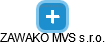 ZAWAKO MVS s.r.o. - náhled vizuálního zobrazení vztahů obchodního rejstříku