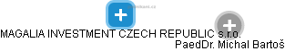 MAGALIA INVESTMENT CZECH REPUBLIC s.r.o. - náhled vizuálního zobrazení vztahů obchodního rejstříku