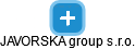 JAVORSKA group s.r.o. - náhled vizuálního zobrazení vztahů obchodního rejstříku