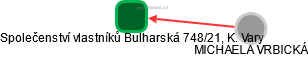 Společenství vlastníků Bulharská 748/21, K. Vary - náhled vizuálního zobrazení vztahů obchodního rejstříku