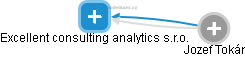 Excellent consulting analytics s.r.o. - náhled vizuálního zobrazení vztahů obchodního rejstříku