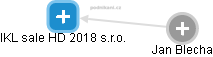 IKL sale HD 2018 s.r.o. - náhled vizuálního zobrazení vztahů obchodního rejstříku