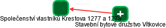 Společenství vlastníků Krestova 1277 a 1278 - náhled vizuálního zobrazení vztahů obchodního rejstříku