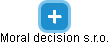 Moral decision s.r.o. - náhled vizuálního zobrazení vztahů obchodního rejstříku