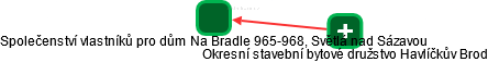Společenství vlastníků pro dům Na Bradle 965-968, Světlá nad Sázavou - náhled vizuálního zobrazení vztahů obchodního rejstříku