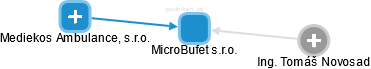 MicroBufet s.r.o. - náhled vizuálního zobrazení vztahů obchodního rejstříku