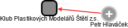 Klub Plastikových Modelářů Štětí z.s. - náhled vizuálního zobrazení vztahů obchodního rejstříku