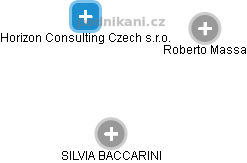 Horizon Consulting Czech s.r.o. - náhled vizuálního zobrazení vztahů obchodního rejstříku