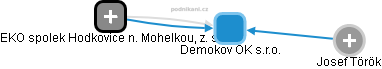 Demokov OK s.r.o. - náhled vizuálního zobrazení vztahů obchodního rejstříku