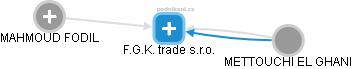 F.G.K. trade s.r.o. - náhled vizuálního zobrazení vztahů obchodního rejstříku
