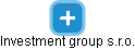 Investment group s.r.o. - náhled vizuálního zobrazení vztahů obchodního rejstříku