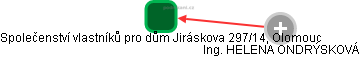 Společenství vlastníků pro dům Jiráskova 297/14, Olomouc - náhled vizuálního zobrazení vztahů obchodního rejstříku