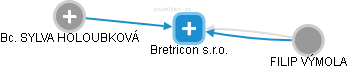 Bretricon s.r.o. - náhled vizuálního zobrazení vztahů obchodního rejstříku