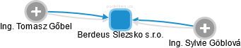 Berdeus Slezsko s.r.o. - náhled vizuálního zobrazení vztahů obchodního rejstříku
