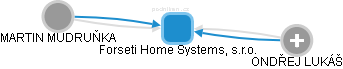 Forseti Home Systems, s.r.o. - náhled vizuálního zobrazení vztahů obchodního rejstříku
