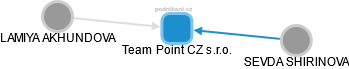 Team Point CZ s.r.o. - náhled vizuálního zobrazení vztahů obchodního rejstříku