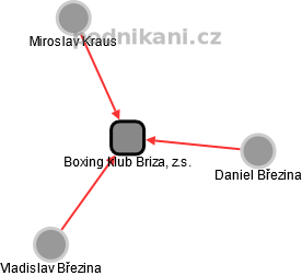 Boxing klub Briza, z.s. - náhled vizuálního zobrazení vztahů obchodního rejstříku