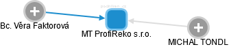 MT ProfiReko s.r.o. - náhled vizuálního zobrazení vztahů obchodního rejstříku
