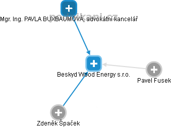 Beskyd Wood Energy s.r.o. - náhled vizuálního zobrazení vztahů obchodního rejstříku