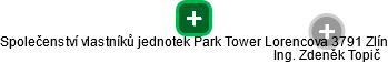 Společenství vlastníků jednotek Park Tower Lorencova 3791 Zlín - náhled vizuálního zobrazení vztahů obchodního rejstříku