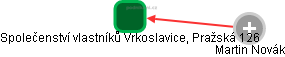 Společenství vlastníků Vrkoslavice, Pražská 126 - náhled vizuálního zobrazení vztahů obchodního rejstříku