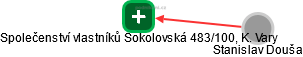 Společenství vlastníků Sokolovská 483/100, K. Vary - náhled vizuálního zobrazení vztahů obchodního rejstříku