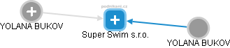 Super Swim s.r.o. - náhled vizuálního zobrazení vztahů obchodního rejstříku
