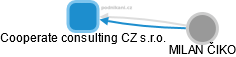Cooperate consulting CZ s.r.o. - náhled vizuálního zobrazení vztahů obchodního rejstříku