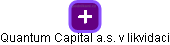 Quantum Capital a.s. v likvidaci - náhled vizuálního zobrazení vztahů obchodního rejstříku