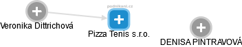 Pizza Tenis s.r.o. - náhled vizuálního zobrazení vztahů obchodního rejstříku