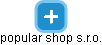 popular shop s.r.o. - náhled vizuálního zobrazení vztahů obchodního rejstříku