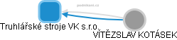 Truhlářské stroje VK s.r.o. - náhled vizuálního zobrazení vztahů obchodního rejstříku