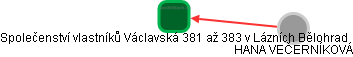 Společenství vlastníků Václavská 381 až 383 v Lázních Bělohrad - náhled vizuálního zobrazení vztahů obchodního rejstříku