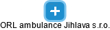 ORL ambulance Jihlava s.r.o. - náhled vizuálního zobrazení vztahů obchodního rejstříku