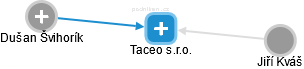 Taceo s.r.o. - náhled vizuálního zobrazení vztahů obchodního rejstříku