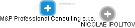 M&P Professional Consulting s.r.o. - náhled vizuálního zobrazení vztahů obchodního rejstříku