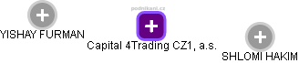 Capital 4Trading CZ1, a.s. - náhled vizuálního zobrazení vztahů obchodního rejstříku