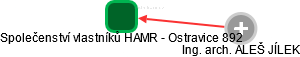 Společenství vlastníků HAMR - Ostravice 892 - náhled vizuálního zobrazení vztahů obchodního rejstříku