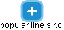 popular line s.r.o. - náhled vizuálního zobrazení vztahů obchodního rejstříku