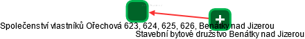 Společenství vlastníků Ořechová 623, 624, 625, 626, Benátky nad Jizerou - náhled vizuálního zobrazení vztahů obchodního rejstříku