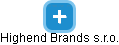 Highend Brands s.r.o. - náhled vizuálního zobrazení vztahů obchodního rejstříku