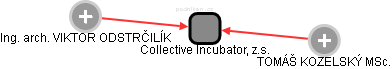Collective Incubator, z.s. - náhled vizuálního zobrazení vztahů obchodního rejstříku