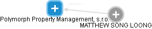 Polymorph Property Management, s.r.o. - náhled vizuálního zobrazení vztahů obchodního rejstříku