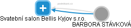 Svatební salon Bellis Kyjov s.r.o. - náhled vizuálního zobrazení vztahů obchodního rejstříku