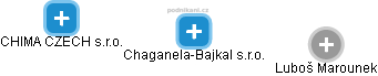 Chaganela-Bajkal s.r.o. - náhled vizuálního zobrazení vztahů obchodního rejstříku