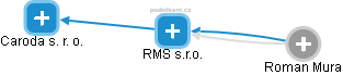 RMS s.r.o. - náhled vizuálního zobrazení vztahů obchodního rejstříku