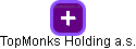 TopMonks Holding a.s. - náhled vizuálního zobrazení vztahů obchodního rejstříku