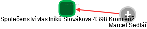 Společenství vlastníků Slovákova 4398 Kroměříž - náhled vizuálního zobrazení vztahů obchodního rejstříku