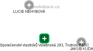 Společenství vlastníků Voletinská 293, Trutnov, Poříčí - náhled vizuálního zobrazení vztahů obchodního rejstříku